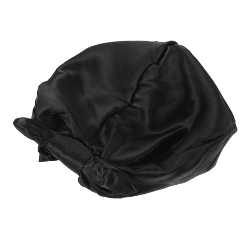 OUNONA Satin Schlafhaube Für Frauen Haar-schlafmütze Mit Lockigem Haar Beanie-schlafmütze Aus Satinmaterial Haube Zum Schlafen Schlafmütze Zum Schutz Der Frisur von OUNONA