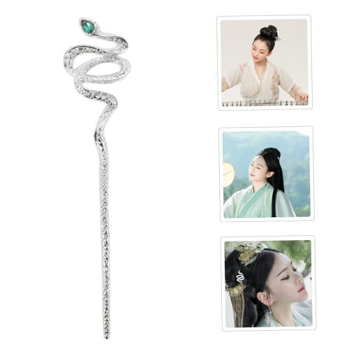 OUNONA Schlangenmuster Haarnadel Für Frauen Stilvolle Einfache Haarstecker Aus Metall Für Chignon-styles Perfektes Haarschmuck-accessoire Für Partys Und Alltag von OUNONA