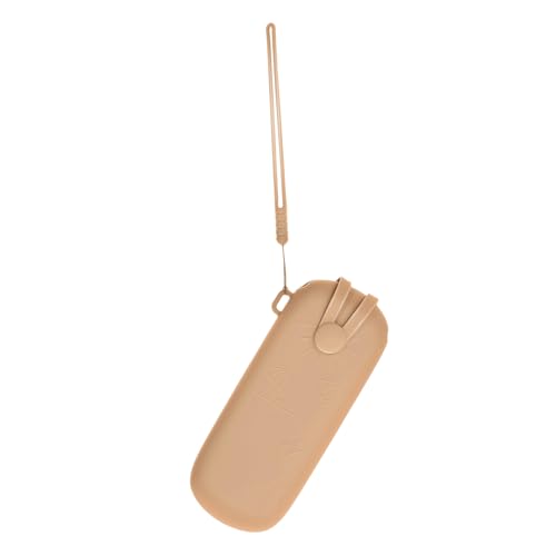 OUNONA Schminkbeutel Aus Silikon Für Damen Reisekosmetiktasche Tragbar Make-up-Organizer Silikon-aufbewahrungsbox Und Staubdicht Kosmetiktasche Für Reisen Und Alltag von OUNONA