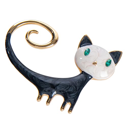OUNONA Schöne Cartoon Katzen Brosche Kreative Dekorative Pin für Kleidung Taschen Accessoires Langlebig Vielseitig Einsetzbar OUNONA Schöne Cartoon Katzen Brosche Kreative Dekorative Pin für Kleidung Taschen Accessoires Langlebig Vielseitig Einsetzbar von OUNONA