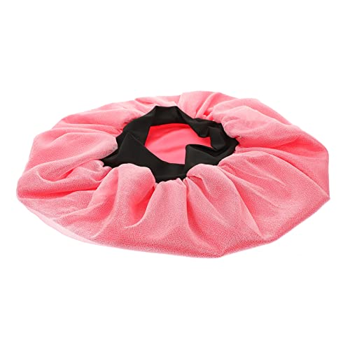 OUNONA Seidenhaarhaube für Damen Bequeme Satin Mütze Atmungsaktive Duschhaube Elastisch für Zuhause für Lockiges Haar von OUNONA