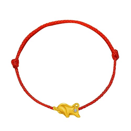 OUNONA Seil Armband für Frauen Chic Ox Year Bangle Kupfer mit Goldbeschichtung Stylisches Handjuwel für als für Familie und Freunde von OUNONA