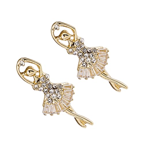 OUNONA Ohrringe Für Mädchen Tanzohrringe Ballett Ohrringe Modische Für Frauen Tänzerin Geschenke Für Teenager Mädchen Geburtstag Jubiläum Feiertage Alltag Anlässe Tanzende Im Ballett Stil von OUNONA