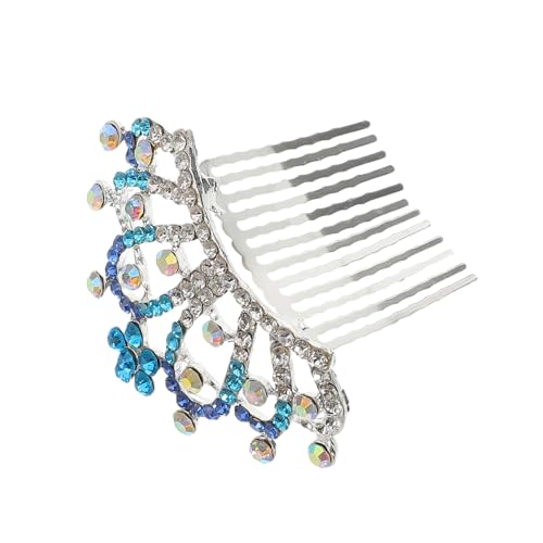 OUNONA Strass Haarkammclip Mit Kristallen Für Frauen Prinzessinnen-tiara-kopfbedeckung Hochzeitskopfschmuck Stirnband Für Party Braut Geburtstag Aus Legierung Und Strasssteinen von OUNONA