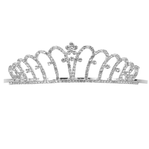 OUNONA Strasskrone Haarband für Glitzer Tiara Kopfschmuck für Geburtstagsfeiern Hochzeiten und Festivals Robustes und Langlebiges Design Perfektes für Kleine von OUNONA