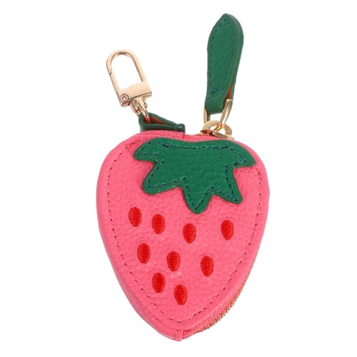OUNONA Strawberry Coin Purse Mini Zipper Wallet Mit Anhänger Kompakt Leicht Für Damen Reise Alltag Small Change Pouch Tragbar Klein Organisiert OUNONA Strawberry Coin Purse Mini Zipper Wallet Mit Anhänger Kompakt Leicht Für Damen Reise Alltag Small Change Pouch Tragbar Klein Organisiert von OUNONA