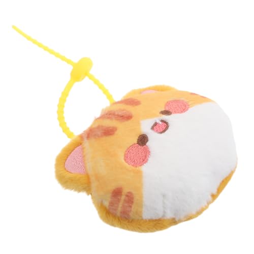 OUNONA Süßes Kätzchen Mini Geldbörse für Plüsch Münzbeutel mit Cartoon Design zur Aufbewahrung von Kleingeld und Kopfhörern zur Dekoration Ihrer Tasche von OUNONA