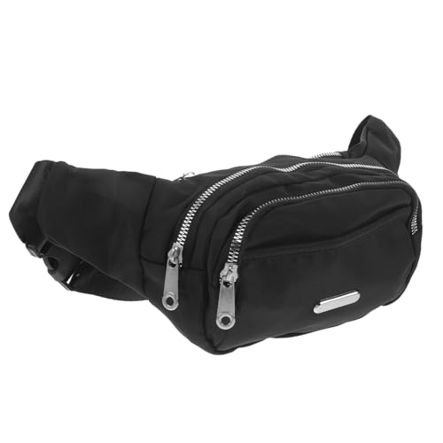 OUNONA Taillengürteltasche für Damen Gürteltasche mit Doppeltem Reißverschluss Vielseitig Brusttasche oder Umhängetasche Strapazierfähiges von OUNONA