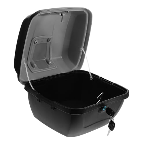 OUNONA Topcase für Moped Kofferraum Organizer Hecktasche Material Schwarz Passend für Die Meisten Modelle von OUNONA