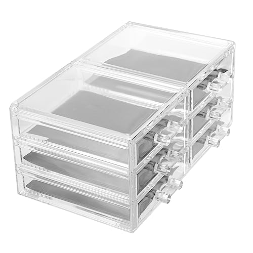 OUNONA Transparente Make-up-Organizer Kosmetik-Organizer Aufbewahrungslösung Für Kosmetika Und Accessoires von OUNONA