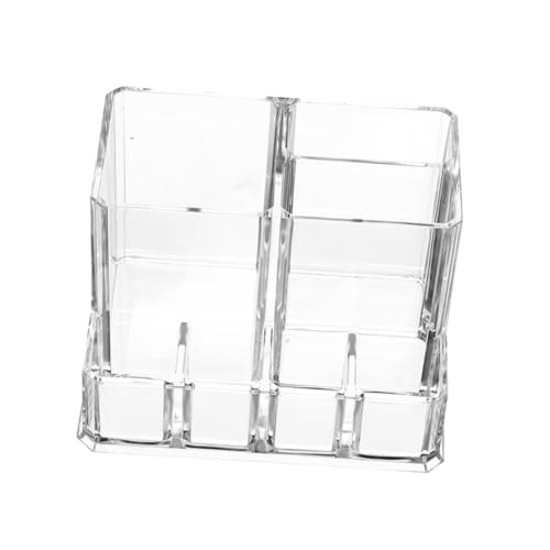 OUNONA Transparenter Acryl-aufbewahrungsbox Praktischer Kosmetikpinselhalter Schreibtisch-organizer Für Make-up Und Kosmetikartikel von OUNONA