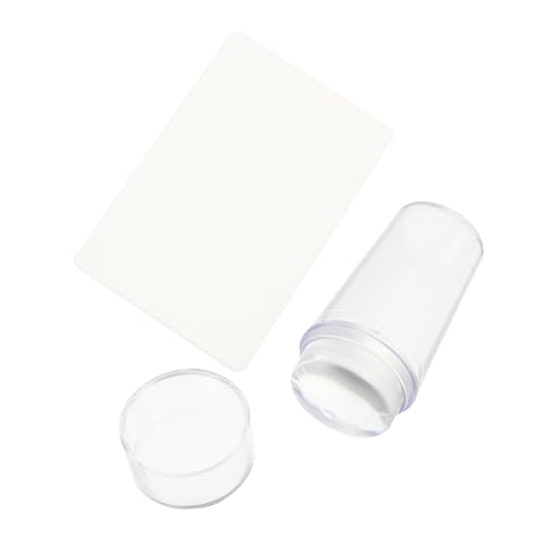OUNONA Nagelstempel Mit Nail Art Stamping Set Und Scraper Für Diy Maniküre-werkzeug Klare Stempel Für Nägel von OUNONA