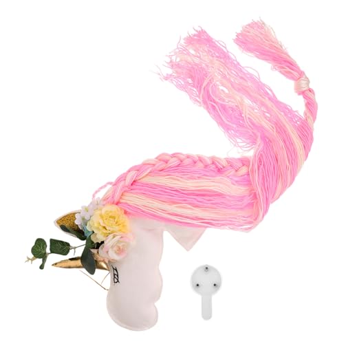 OUNONA Unicorn Haarklammer Organizer Wandhalterung aus Strapazierfähigem Platzsparend Niedlicher Haarclip Halter für Mädchen und Frauen zur Aufbewahrung von Haarspangen und Haarschleifen von OUNONA