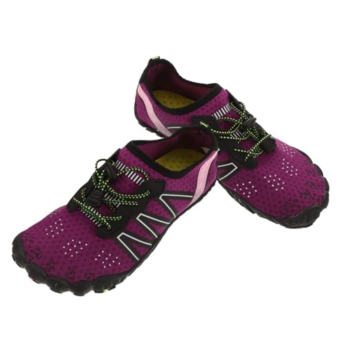 OUNONA Unisex Wasserschuhe Leicht Schnell Trocknend Strapazierfähig Vielseitig für Schwimmen Wandern Tauchen Pool Schuhe Herren Damen von OUNONA