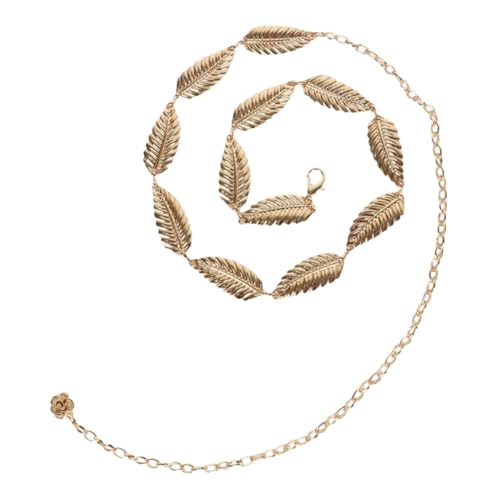 OUNONA Verstellbare Damen Bauchketten Metall Design Hüftkette Sommer Körper Schmuck für Club Kostüme und Festival Accessoires von OUNONA