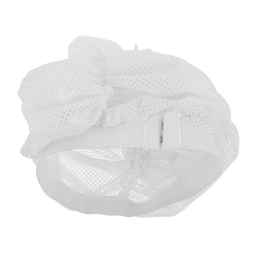 OUNONA Verstellbare Netz Haartrocknerhaube für Lockiges Haar Atmungsaktive Mesh Plopping Kappe mit Kordelzug Sanfte Trockenhaube für Damen Geeignet für Langes Haar für Zuhause und Reisen von OUNONA