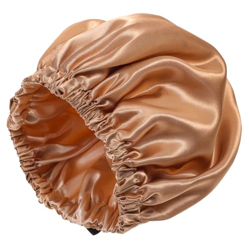 OUNONA Verstellbare Satin Schlafhaube für Damen und Herren Komfortable Haarhaube mit Einstellbarem Verschluss Wärmende Nachtmütze Modischer Haarwickel für Schlaf und Alltag Geeignet für von OUNONA