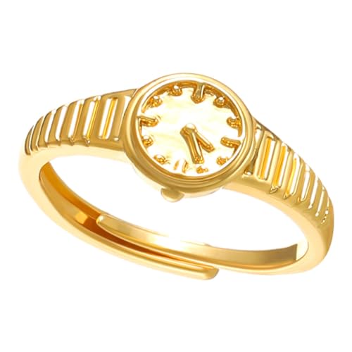 OUNONA Verstellbarer Damen Fingerring Aus Metall Personalisierter Ring Für Frauen Süßer Ringschmuck Zierlicher Fingerring Für Mädchen Und Damen von OUNONA