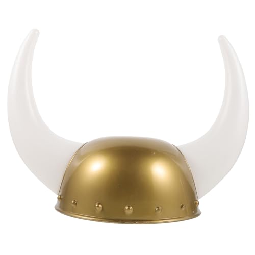 OUNONA Viking Ox Horn Hat Leichtem Wiederverwendbarer Halloween für Cosplay Bühnenauftritte und Karneval Vielseitiges Kostümzubehör für Erwachsene von OUNONA