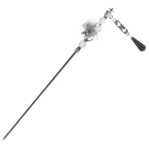 OUNONA Vintage Chinesischer Haarstab mit Anhänger Metall Haarnadel für Frauen Dekorativer Dutt Haarschmuck Leicht und Langlebig für Hochzeit Geburtstag Valentinstag und Alltag von OUNONA