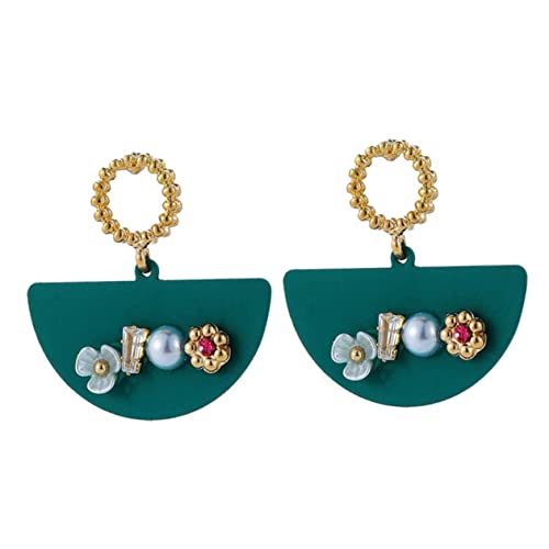 OUNONA Retro Ohrringe Fächerförmige Perlen Ohrstecker Stilvolle Blumenschmuckstücke Hypoallergen Für Hochzeitsfeiern Damen Schmuckzubehör OUNONA Retro Ohrringe Fächerförmige Perlen Ohrstecker Stilvolle Blumenschmuckstücke Hypoallergen Für Hochzeitsfeiern Damen Schmuckzubehör von OUNONA