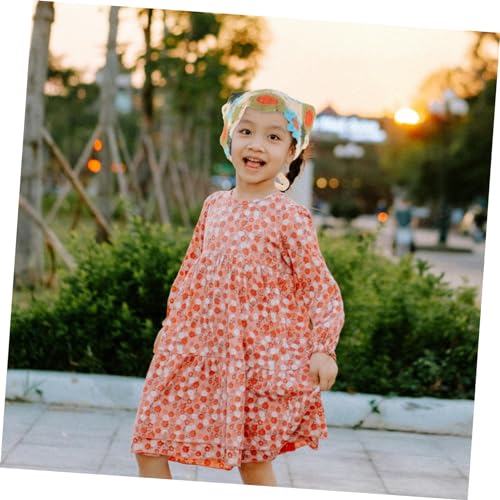 OUNONA Vintage Häkel Dreieckstuch Haarbandana für Damen Atmungsaktives Weiches Haartuch Dekoratives Vielseitiges Stirnband für Alltag Yoga Reisen und Schule Modisches Kopftuch von OUNONA