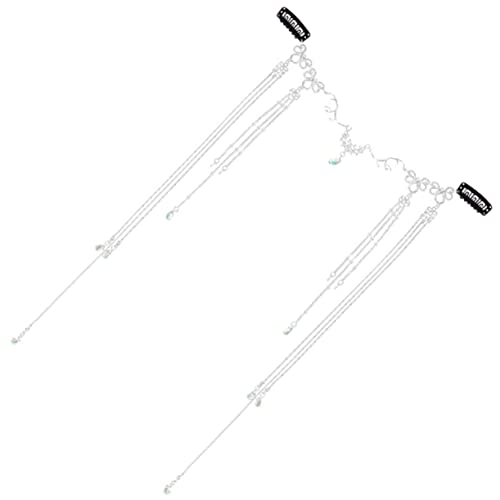 OUNONA Vintage Kopfkette für Frauen Quaste Stirnkette Hochzeitskopfschmuck Festival Accessoires Haarschmuck für Damen von OUNONA