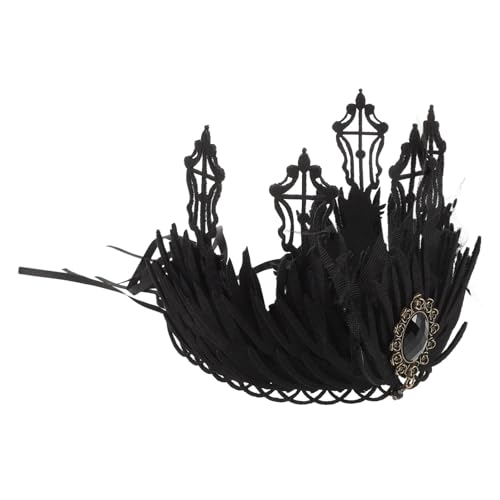 OUNONA Vintage Krone Tiara Für Frauen Elegante Barock Hochzeit Cosplay Haaraccessoires Für Partys Halloween Und Feiern Für Prinzessinnen Und Königinnen von OUNONA