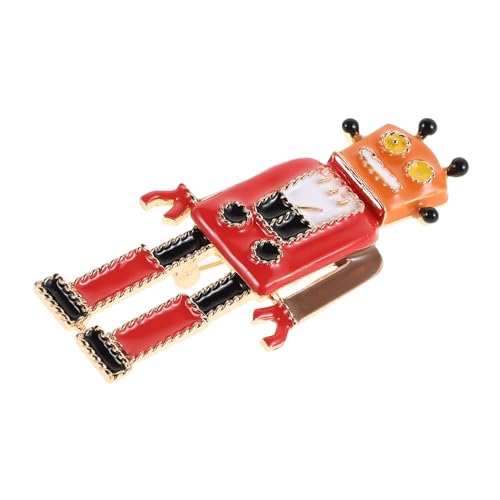 OUNONA Vintage Roboter Brosche für Männer Einzigartige Anstecknadel Legierung Retro Design für Jacken Anzüge und Rucksäcke Stilvolles Accessoire für von OUNONA