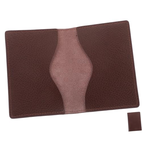 OUNONA Visitenkarten Organizer Doppelseitiges Kartenetui Aus Kunstleder Mit Taschen Für Reisepass Personalausweis Und Mitarbeiterausweis Kartenhalter Kartenetui Karten Und Tickethalter von OUNONA