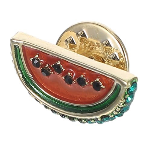 OUNONA Wassermelonen Anstecknadel Miniatur Brooch Kreatives Design Japanischer Stil Für Kleidung Rucksäcke Geburtstagsfeier Studententaschen Alltag von OUNONA