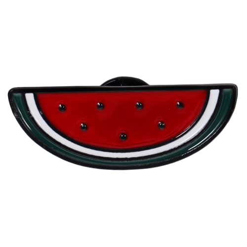 OUNONA Wassermelonen Brosche Pin für Kleidung und Pullover Clip Bunte Fruchtförmige Anstecknadel Modisches Accessoire für Kragen Taschen und Cardigans Leicht und Vielseitig für Damen von OUNONA