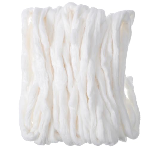 OUNONA Wattebausch Für Kosmetik Einweg-wattestreifen Make-up-watte Friseur-watte Weiß Für Gesicht Nagellack Make-up-entferner Tierpflege von OUNONA