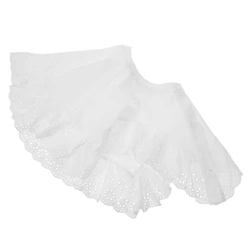 OUNONA Weiße Abnehmbare Damen Falsche Halskrause im Lolita Stil Eleganter Hohler Fake Kragen als Vielseitiger Schal für Kleider Blusen und Pullover Modisches Accessoire für Damen von OUNONA