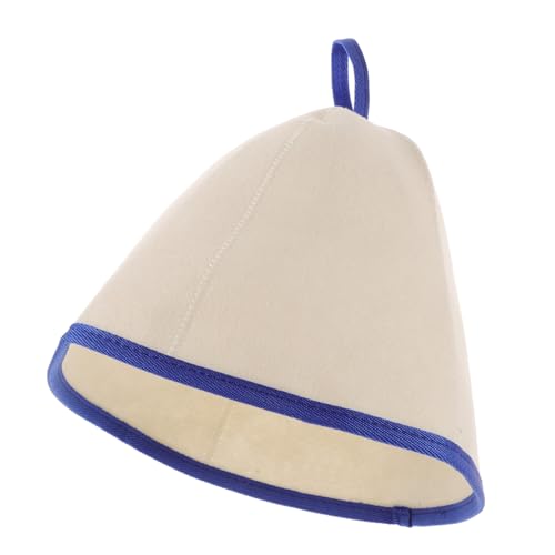 OUNONA Filzmütze Für Sauna Wärmeisolierte Duschhaube Aus Filz Für Herren Und Damen Russische Badehaube Zum Schutz Vor Dampf Und Hitze von OUNONA