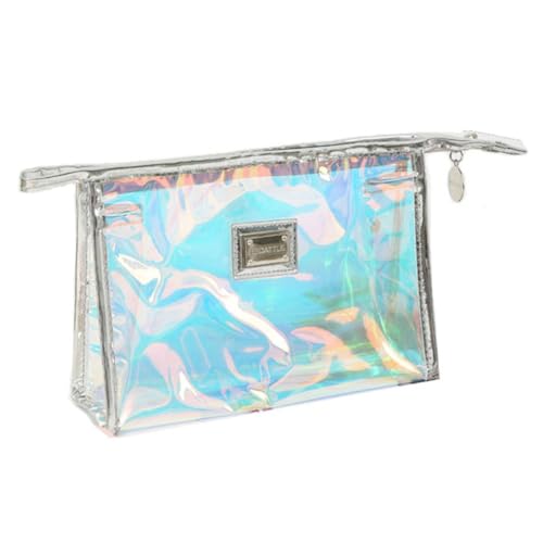 OUNONA wasserdichte Große Reisekosmetiktasche Makeup Pouch mit Robustem Reißverschluss Leichter Kompakter Kulturbeutel für Damen und Herren zum Organisieren von Toilettenartikeln und von OUNONA