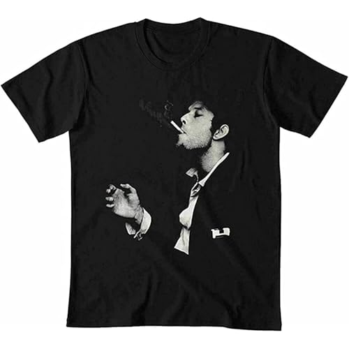 Ermo Tom Waits Icon T-Shirt Black XXL von OUQIAO