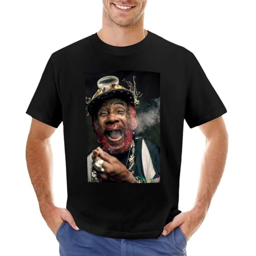 OUQIAO Lee-scratch-perry-RIP-lee-scratch-perry-lee-perry-Lee-scratch-perry-1936-2021-T-Shirt Black 3XL von OUQIAO