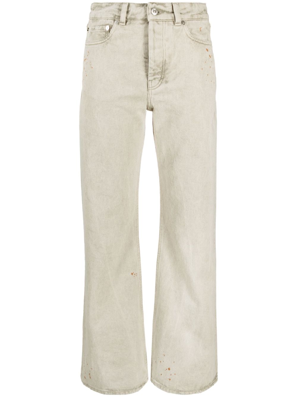 OUR LEGACY Gerade High-Waist-Jeans - Nude von OUR LEGACY