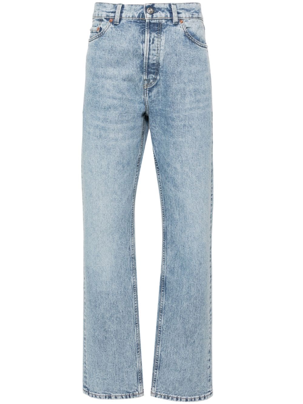 OUR LEGACY Halbhohe First Cut Straight-Leg-Jeans - Blau von OUR LEGACY