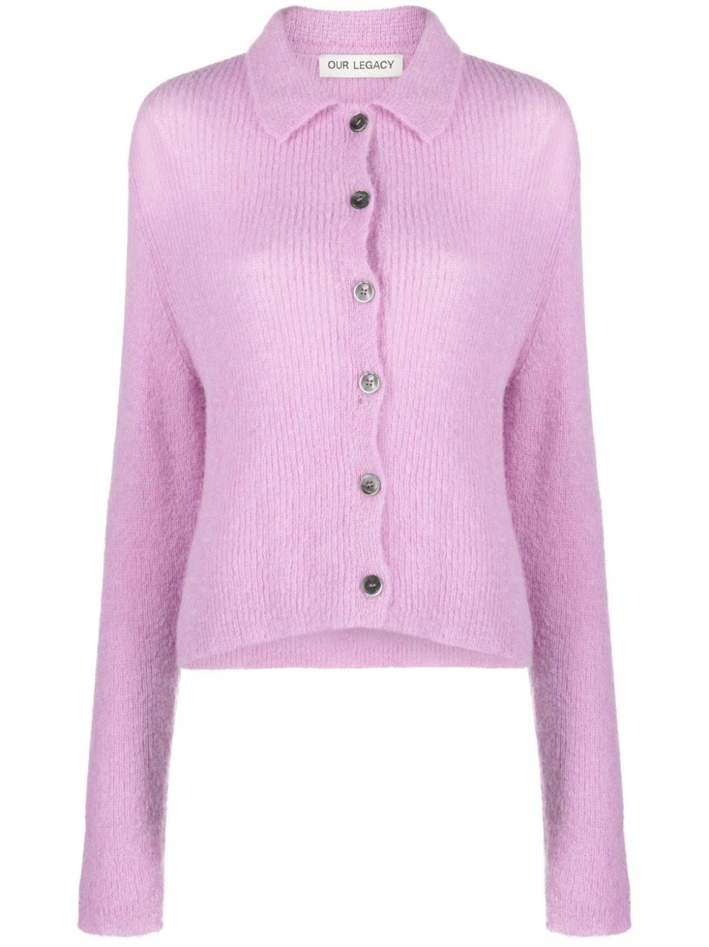 OUR LEGACY Gerippter Cardigan - Rosa von OUR LEGACY