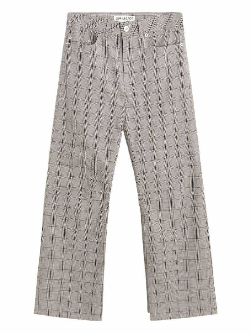 OUR LEGACY Moto Cut Hose - Grau von OUR LEGACY