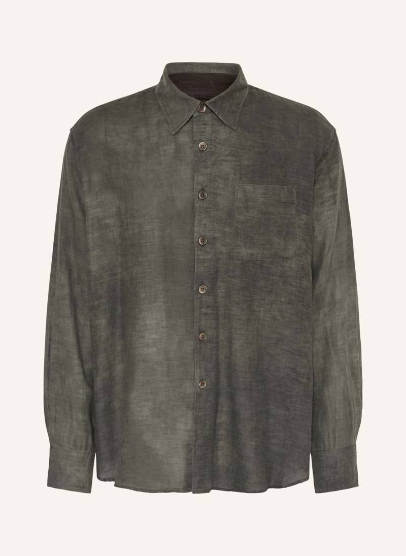 Our Legacy Hemd Above Slightly Oversized Fit gruen von OUR LEGACY