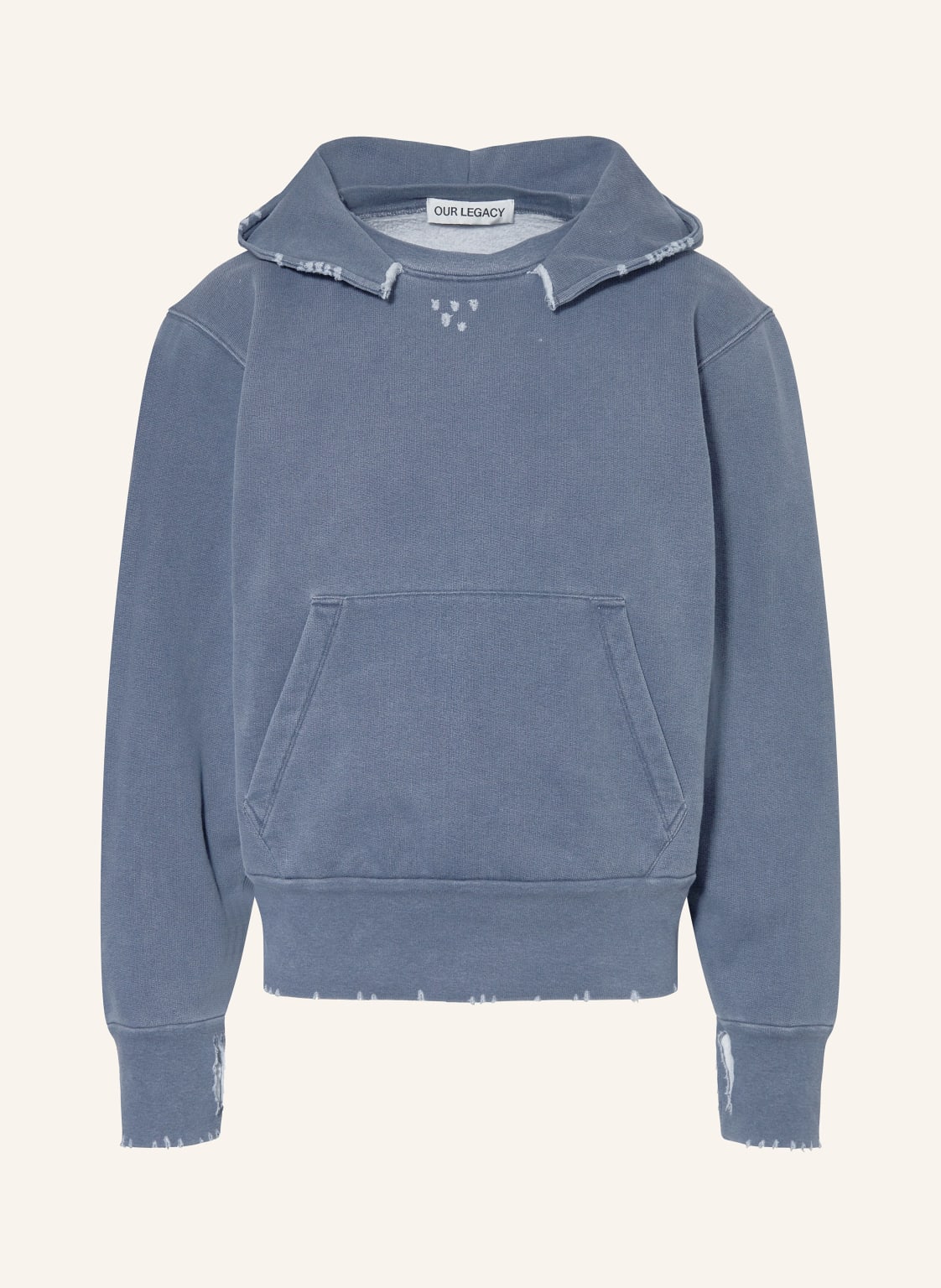 Our Legacy Hoodie Relic blau von OUR LEGACY
