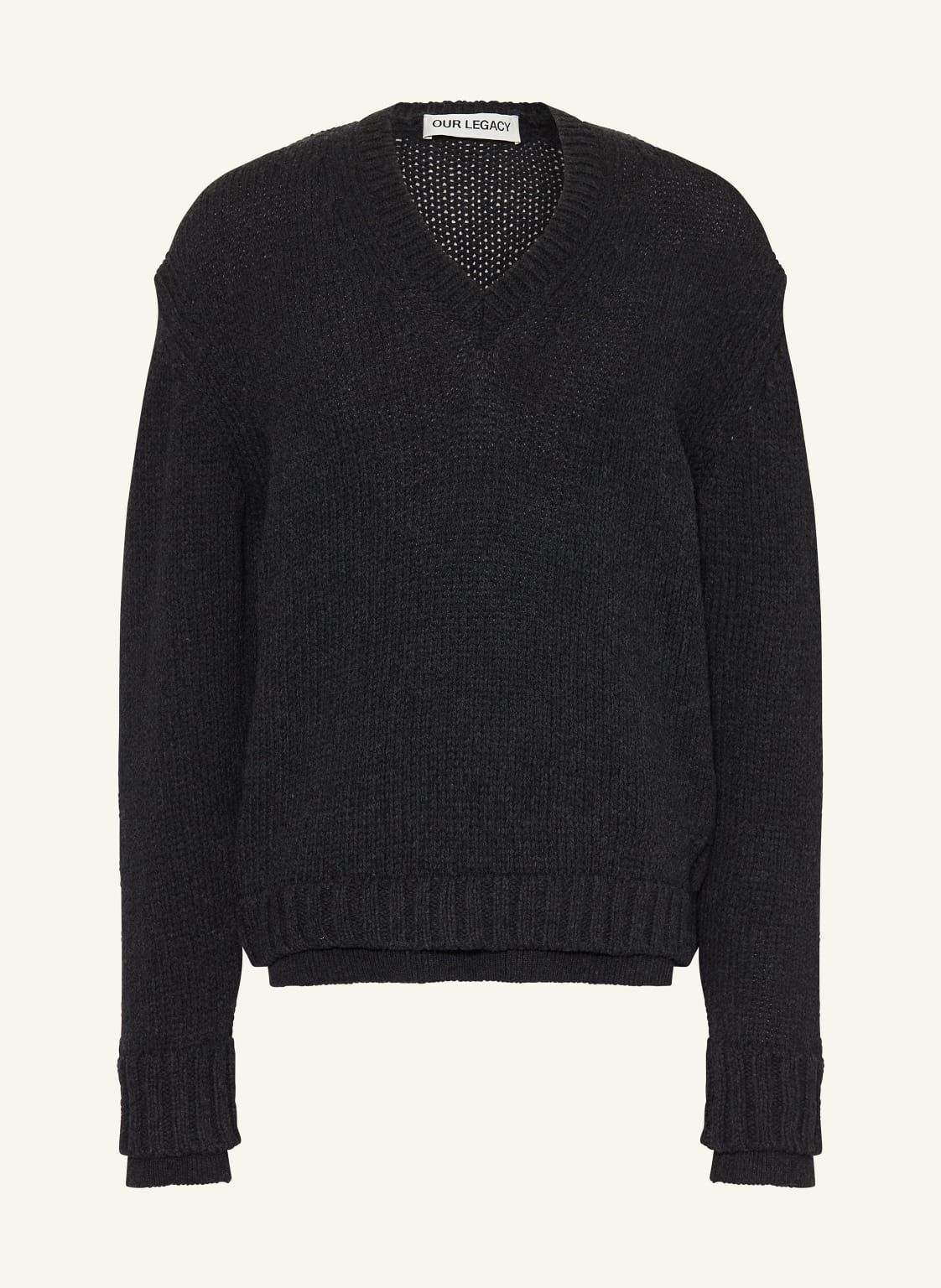 Our Legacy Pullover Aus Merinowolle schwarz von OUR LEGACY