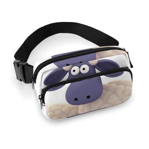 Bauchtasche mit Sternenmuster und Löwenzahn-Druck, für Damen und Herren, modisch, tragbar, verstellbarer Gürtel, Bauchtasche, Hüfttasche für Reisen, Style-3, 20x13cm von OURTEV