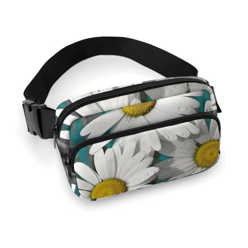 Gürteltasche für Damen und Herren, modisch, tragbar, verstellbarer Gürtel, Bauchtasche, Hüfttasche für Reisen, Stil-6, 20x13cm von OURTEV