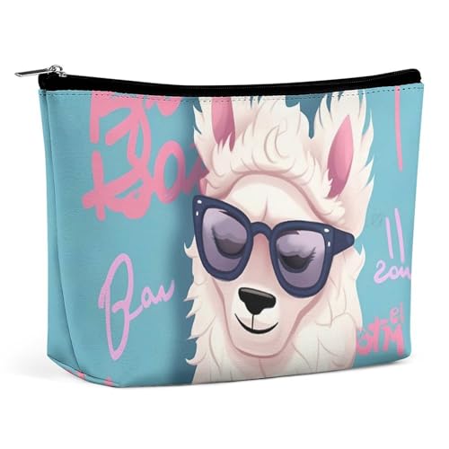 OURTEV Make-up-Tasche für Damen, tragbare Kosmetiktasche, niedlicher Cartoon-Elefant, Reise-Make-up-Tasche, Kulturbeutel für Frauen, Stil-6, Einheitsgröße OURTEV Make-up-Tasche für Damen, tragbare Kosmetiktasche, niedlicher Cartoon-Elefant, Reise-Make-up-Tasche, Kulturbeutel für Frauen, Stil-6, Einheitsgröße von OURTEV