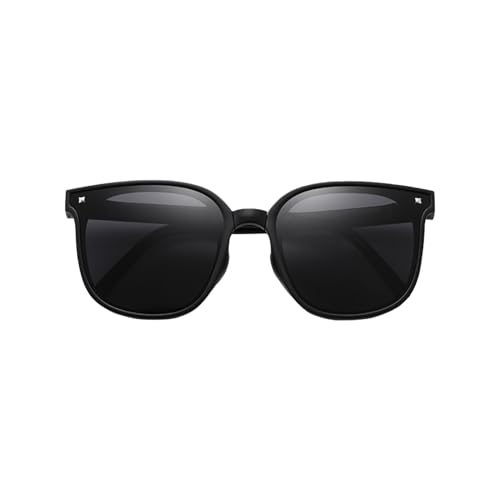 OUSHOP Damen-Sonnenbrille, polarisierte Sonnenbrille, Anti-UV, Fahren, Wandern, Angeln, Sport, faltbar, schützende Aufbewahrungstasche, Reisen,Schwarz,One Size von OUSHOP