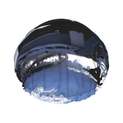 Duschhaube, wiederverwendbar, für Damen, langes Haar, doppellagig, wasserdicht, Haarkappen, Schneemobil elastisch, Duschhut, Haarschutz für Damen, Spa-Salon Duschhaube, wiederverwendbar, für Damen, langes Haar, doppellagig, wasserdicht, Haarkappen, Schneemobil elastisch, Duschhut, Haarschutz für Damen, Spa-Salon von OUSIKA